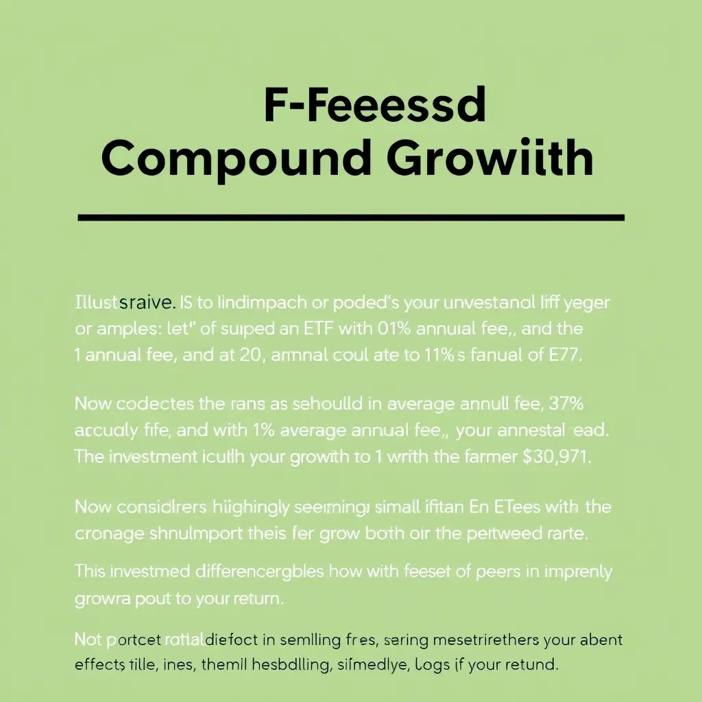 Illustration: ETF Fees and Compound Growth