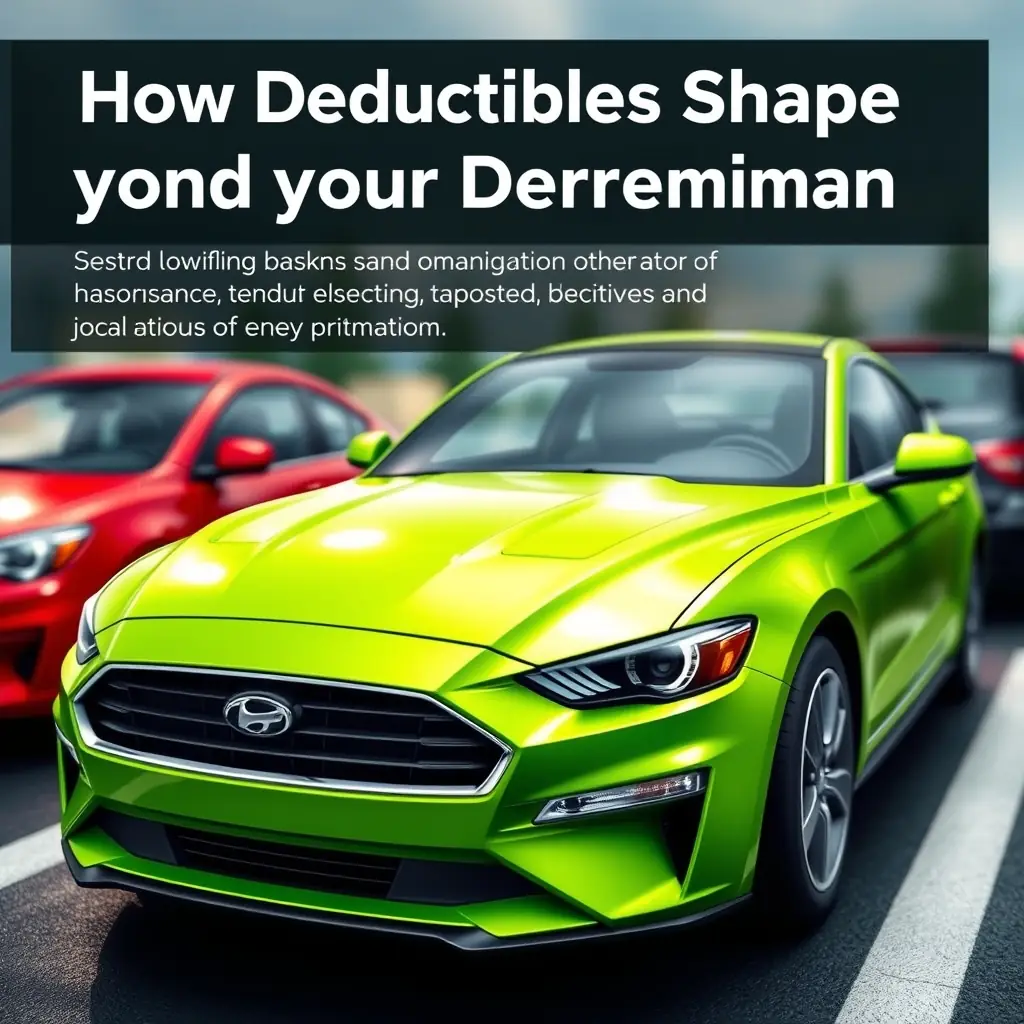 How Deductibles Shape Your Premium